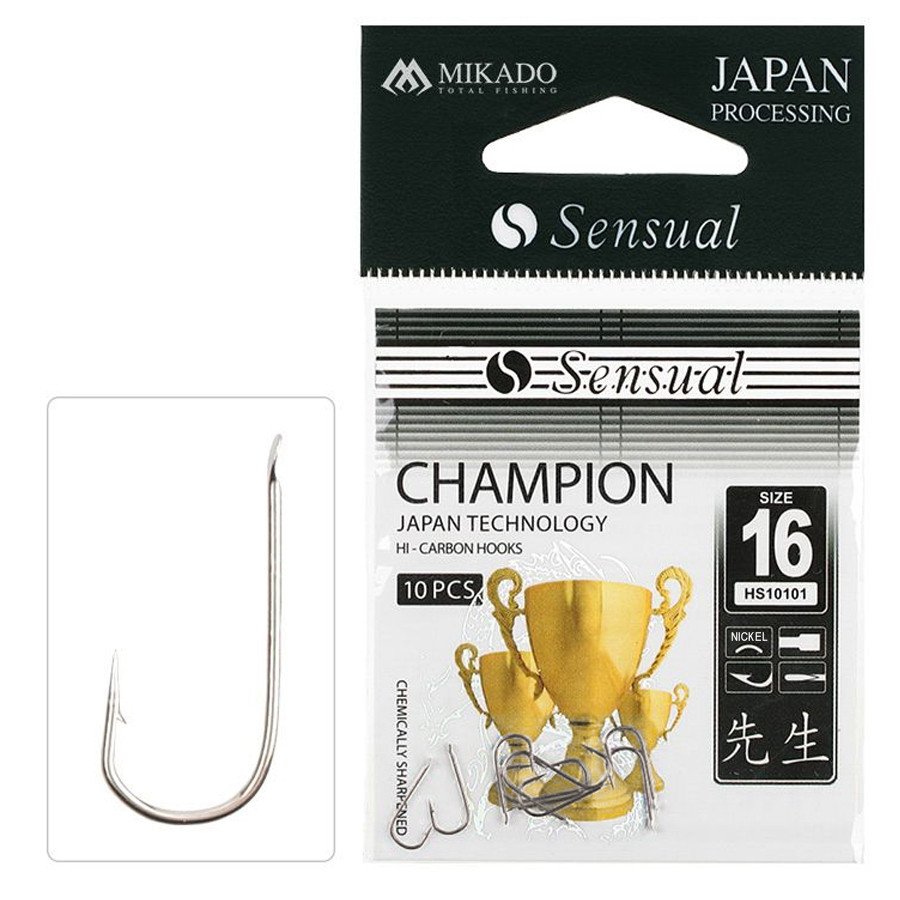 Гачок Mikado Sensual Champion No12 (лопатка) 10 шт. (nickel), фото 1