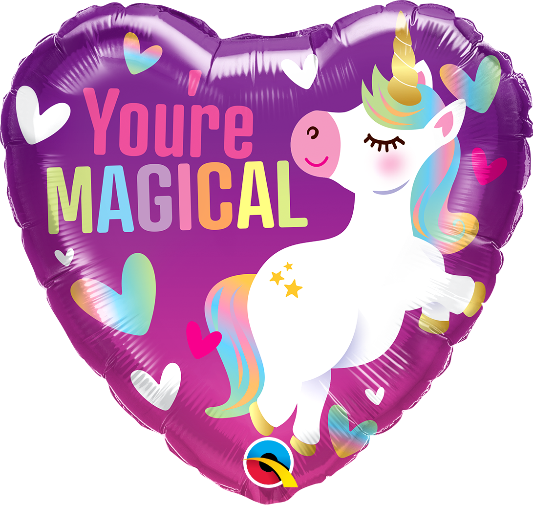 Q 18" You're Magical Unicorn Foil — Ти чарівний єдиноріг. Куля повітряна фольгована, В УП