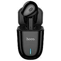 Блютуз гарнитура HOCO E55 Flicker unilateral wireless headset (with charging case) |3h, BT5.0, Touch|. Black