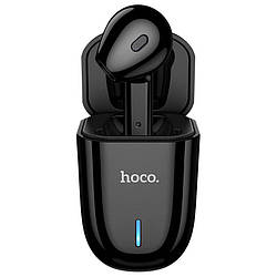 Блютуз гарнітура HOCO E55 Flicker unilateral wireless headset (with charging case) |3h, BT5.0, Touch|. Black