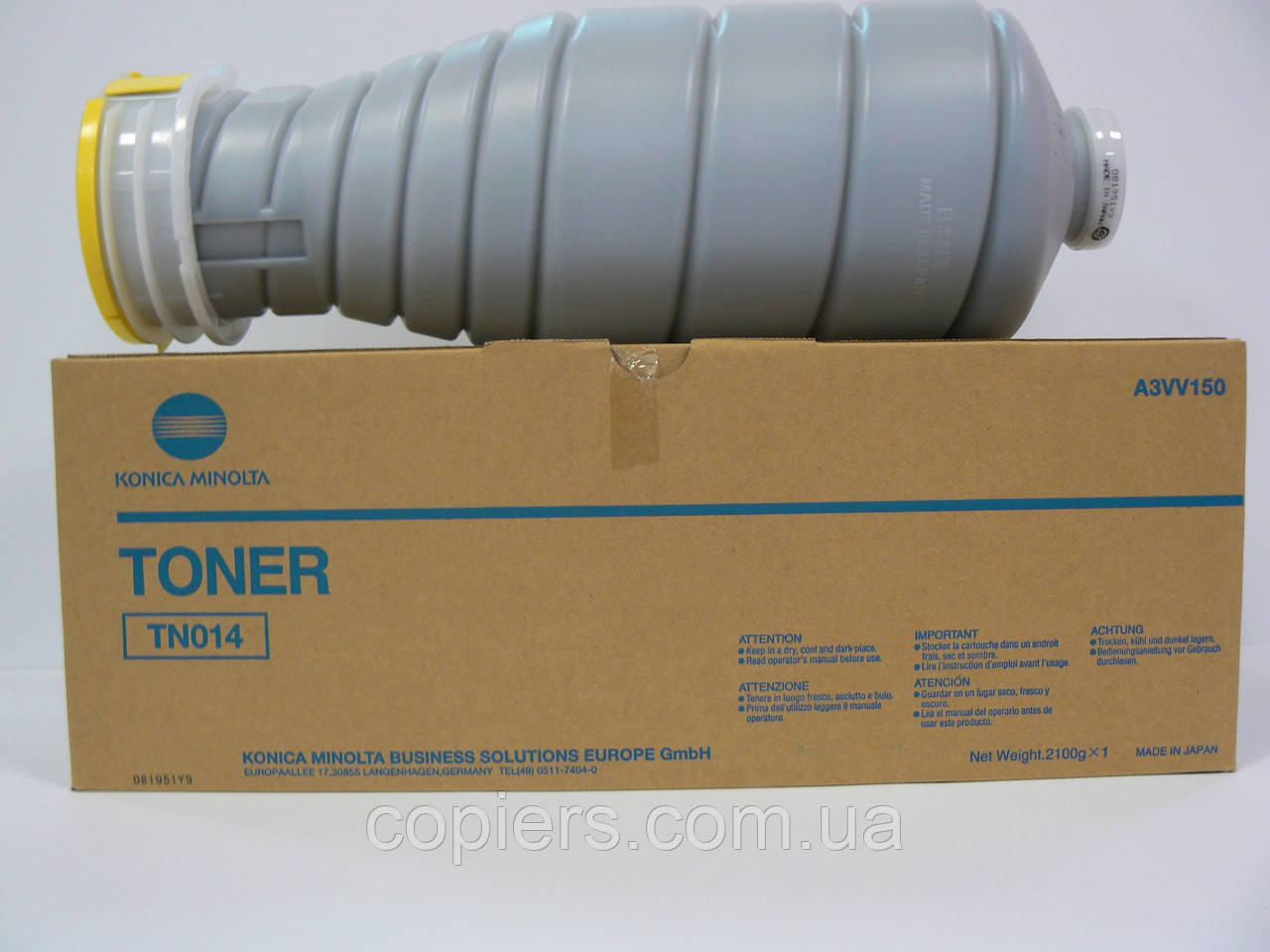 Тонер картридж TN-014, Konica Minolta Bizhub Press 1052/1250, оригінал, TN014, фото 1