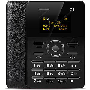 Мікро Мобільний телефон-кредитна картка Мобільний мінітелефон — кредитка AIEK C6 Q1 Акція телефон кредитка