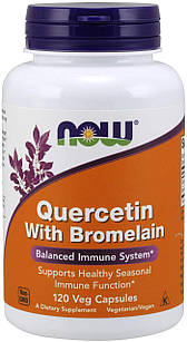 Now Foods Quercetin with Bromelain 120 капсул