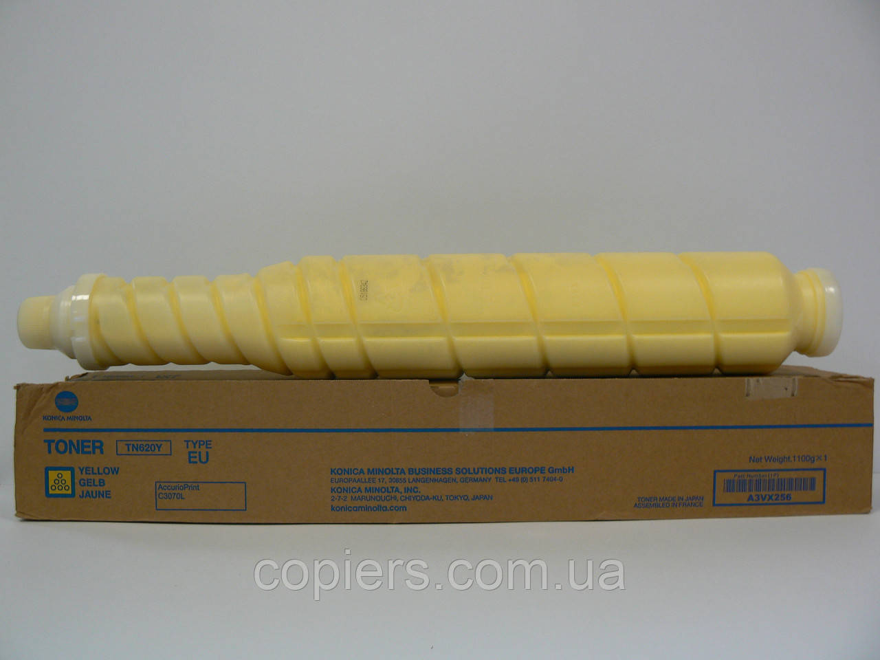 Тонер картридж TN620Y TN620EY Konica Minoltal c1060L оригінал, tn-620y tn 620y A3VX256, фото 1