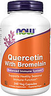 Now Foods Quercetin with Bromelain 240 капсул