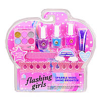 Дитячий ігровий набір для манікюру "Манікюр" (2003B), тіні, лаки, блиск, аксесуари