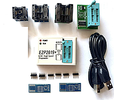 Програматор мікросхем EZP2019 в комплекті з 6 адаптерами