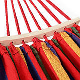 Гамак мексиканський RIAS 200x80 бавовна з поперечиною (2_008919), фото 3