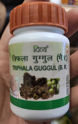 Трифала гуггул (Triphala guggul), 80 таблеток — 40 г, фото 1