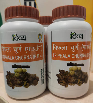 Трифала Чурна/Triphala Churna, нормалізація роботи кишківника Патандджі, Patanjali 100 г, фото 1