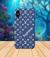 Чехол для apple iphone x XS В стиле Supreme Louis Vuitton чехол с принтом