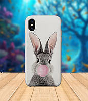 Чехол для apple iphone x XS Кролик жвачка чехол с принтом