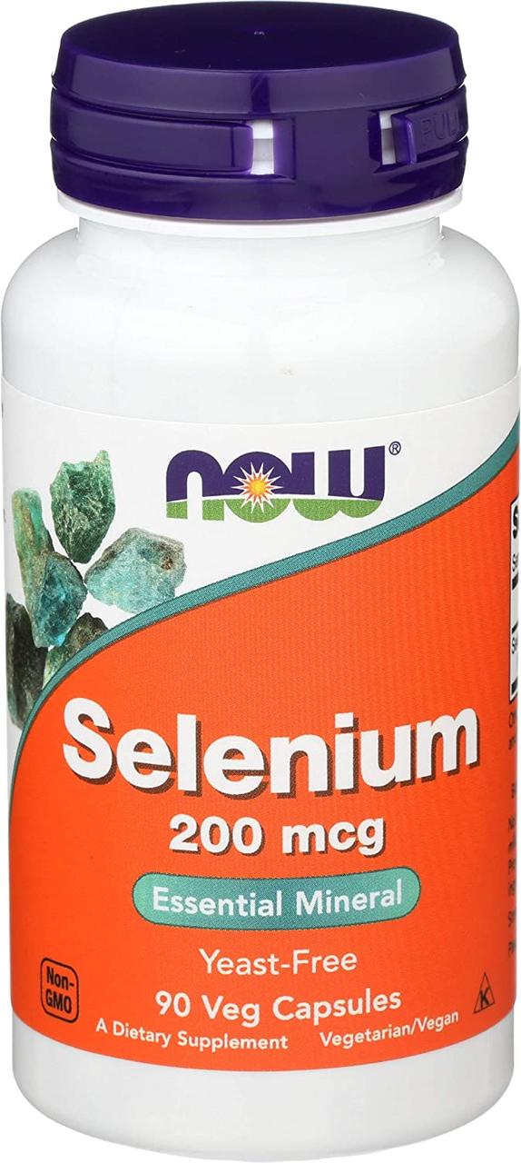 Now Foods Selenium 200mcg 90 капсул