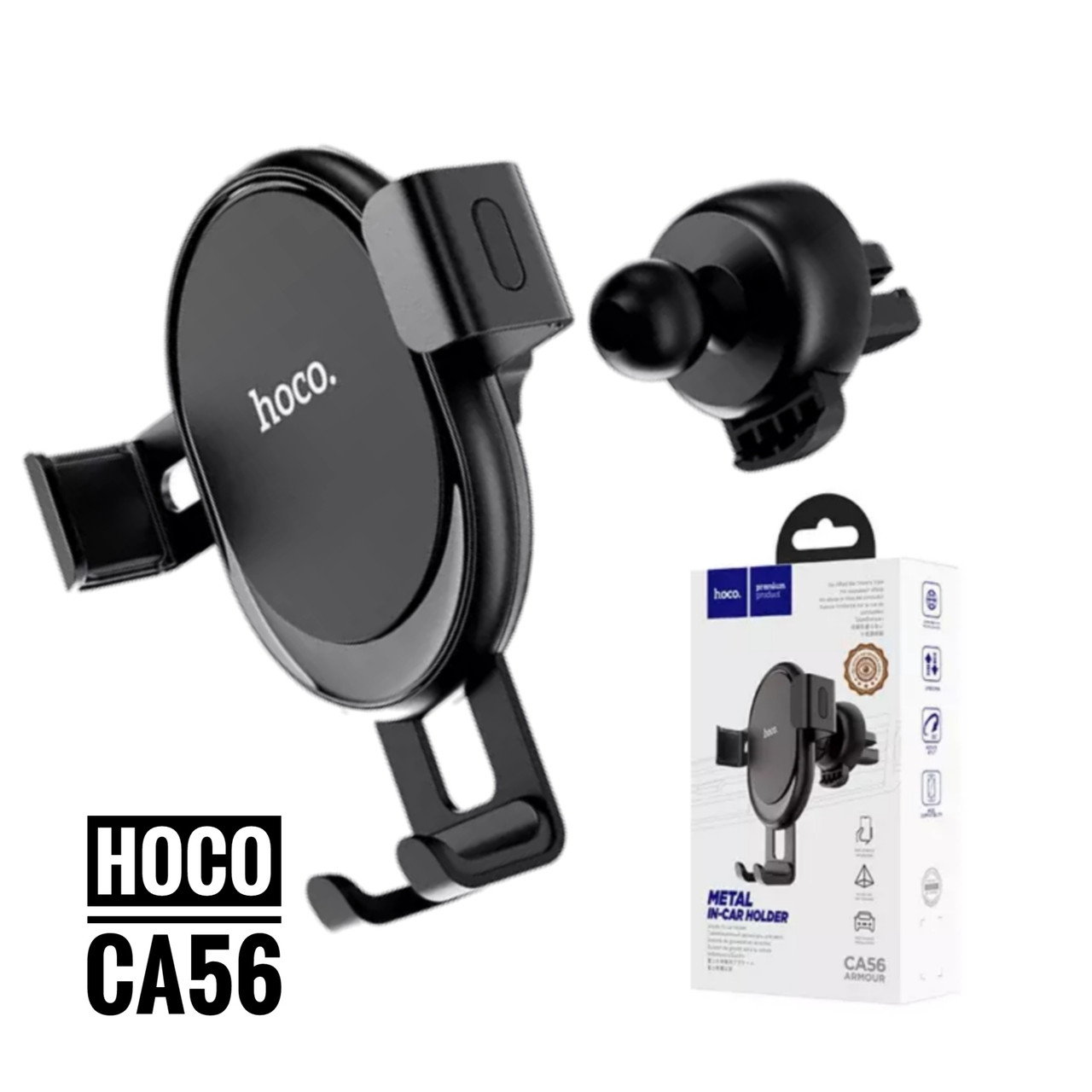 Автомобільний тримач Hoco CA56 Black