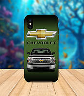 Чехол для apple iphone x XS Chevrolet Silverado чехол с принтом