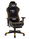 Спортивне крісло ігрове стиль INFINI Yello крісло геймерське спортивне крісло для ігроманів поворотний стілець, фото 4