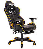 Спортивне крісло ігрове стиль INFINI Yello крісло геймерське спортивне крісло для ігроманів поворотний стілець, фото 10