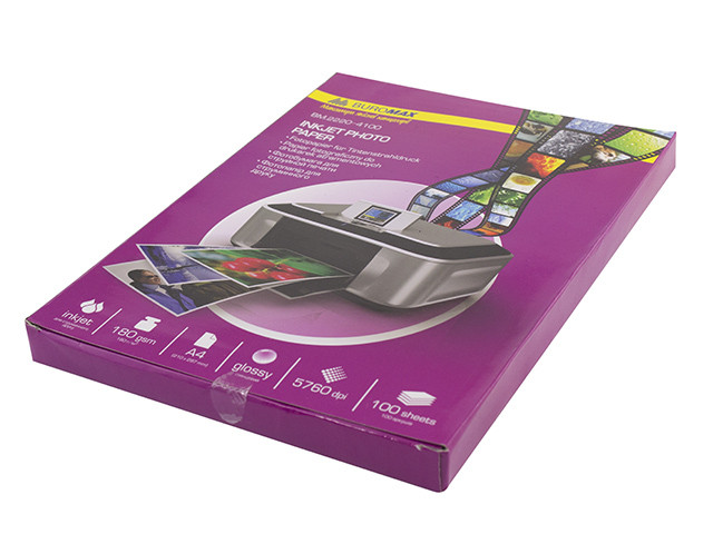 Фотопапір "Buromax" А4 180г/м2 глянц. №2220-4100(100)(1200), фото 1