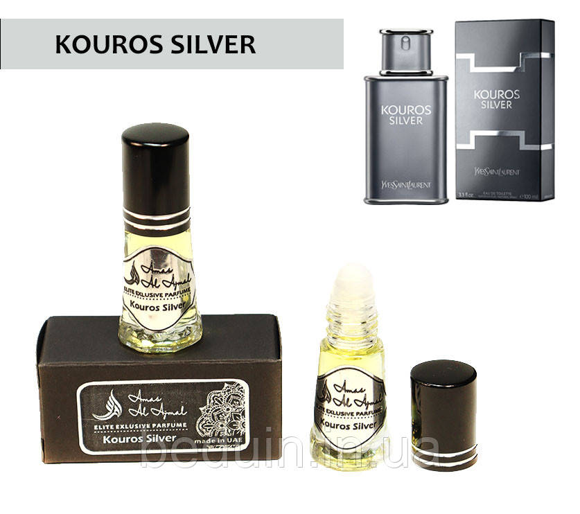 Діловий деревний чоловічий аромат Аналог на Kouros Silver (Курос Сільвер)