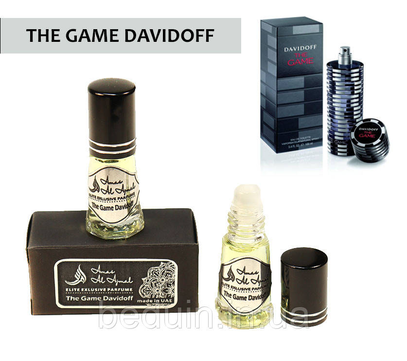 Чоловічий аромат для азартних і сміливих чоловіків Аналог на Davidoff The Game (Давідів зи Гейм)