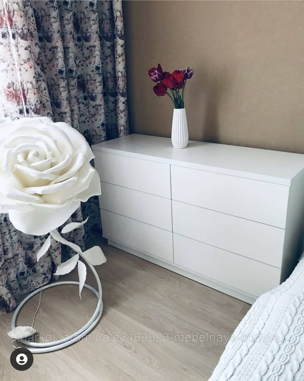 Комод в спальню или прихожую для одежды и белья на 6 ящиков Стефан ...