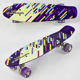 Скейт Пенні борд F 9797 Best Board, дошка 55 см, PU колеса, світяться колеса, в кульку