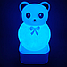 Дитячий силіконовий світлодіодний нічник світильник Панда Ведмежатко Ведмежатко Ведмедик Jb, фото 9