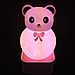 Дитячий силіконовий світлодіодний нічник світильник Панда Ведмежатко Ведмежатко Ведмедик Jb, фото 8