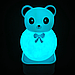 Дитячий силіконовий світлодіодний нічник світильник Панда Ведмежатко Ведмежатко Ведмедик Jb, фото 6