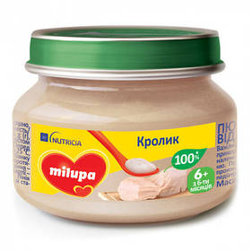 Milupa пюре кролик 80 г