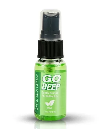 М'ятний спрей для орального сексу Topco Sales Go Deep Oral Sex Spray Mint, 29,57 мл