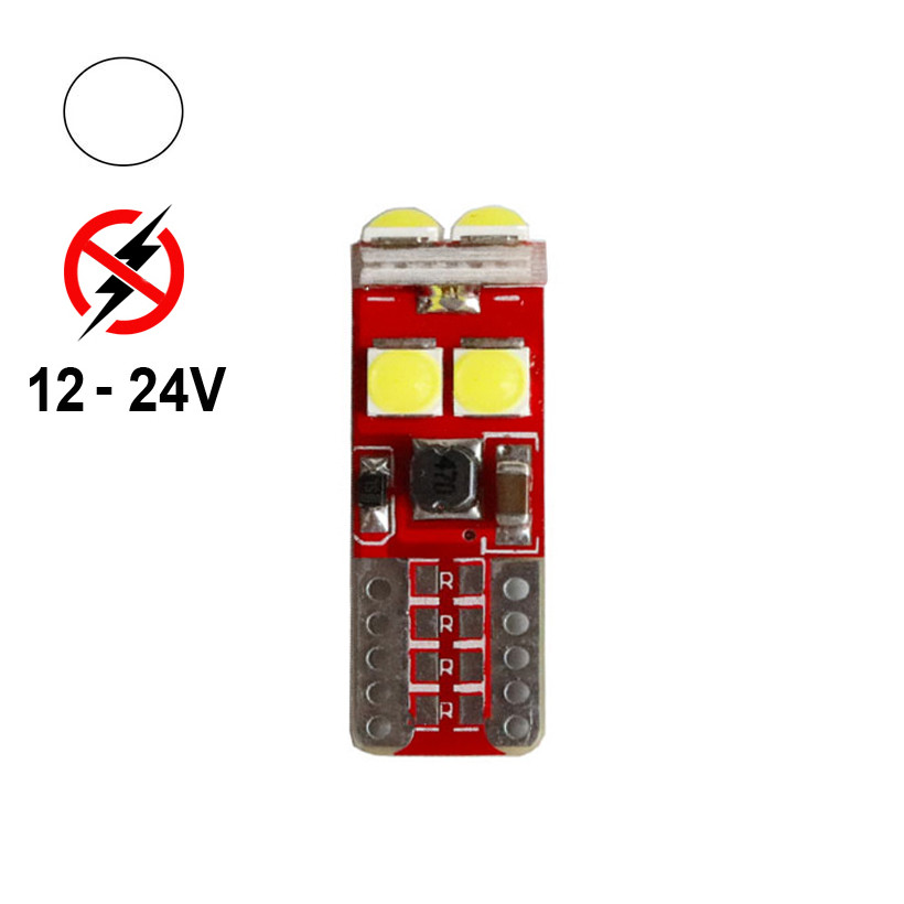 Автолампи Terra T10 / W5W, цоколь W2.1x9.5d, СОВ-1W, 12-24V