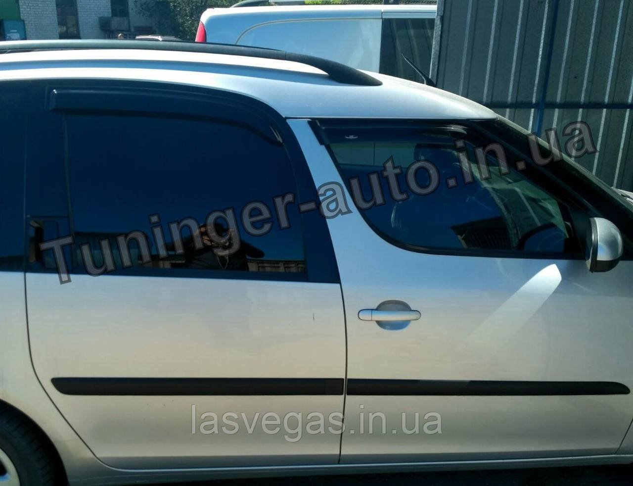 Вітровики, дефлектори вікон Skoda Roomster 2006-2015 (Hic)