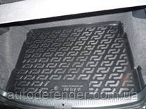 Коврик в багажник для Volkswagen Golf V 2004-09 хетчбэк, с полнор. запаской, резино-пластиковый (Lada Locker) - фото 6 - id-p1258239071