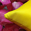 Подушка, 30*30 см, (атлас), (жовтий), фото 2
