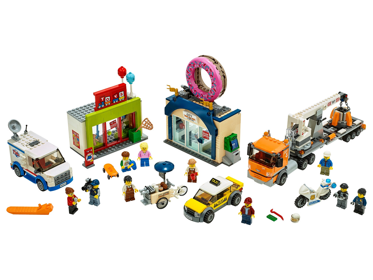 Lego city donut deals