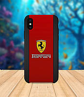 Чохол для apple iphone x XS Ferrari чохол з принтом