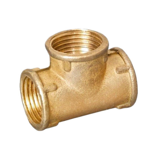 Трійник 2 ВВВ латунний посилений