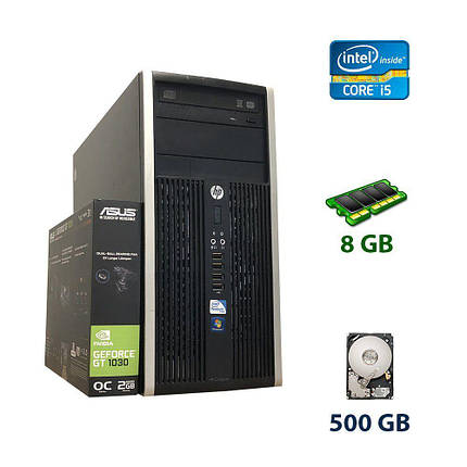 HP Compaq Pro 6300 Tower / Intel Core i5-3450 (4 ядра по 3.1 - 3.5 GHz) / 8 GB DDR3 / 500 GB HDD / nVidia, фото 1
