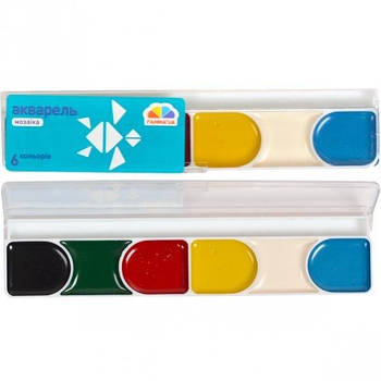 Акварель, 6 кольорів, "Мозаїка" 300101 G-Rich