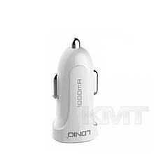 Ldnio C17 Car Charger Set (Micro) (1 USB)( 1 A) — White