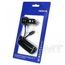 Nokia DC-17) Original Car Charger With Micro USB Cable ( в блістері)