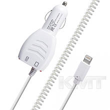 Apple RCF-R9 Car Charger Set (Lightning) (1 USB)(2.1 A) — White
