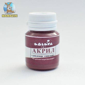 Акрил для декору "Горіхово-коричнева" 98257