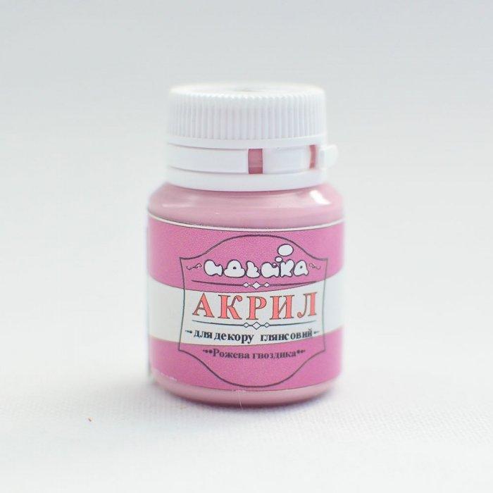 Акрил для декору "Рожева гвоздика" 98288 G-Rich, фото 1