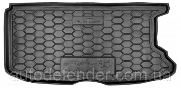Килимок в багажник для Fiat 500е 2013-2019, поліуретановий (AVTO-Gumm)