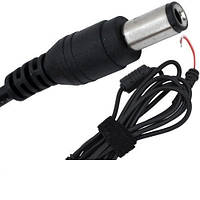 Разъём питания к ноутбуку 6,3/3мм прямой, с кабелем