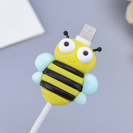 Захист від перетирання, органайзер для кабелю Lightning, Type C, Micro USB Alitek Animals Лев, фото 3