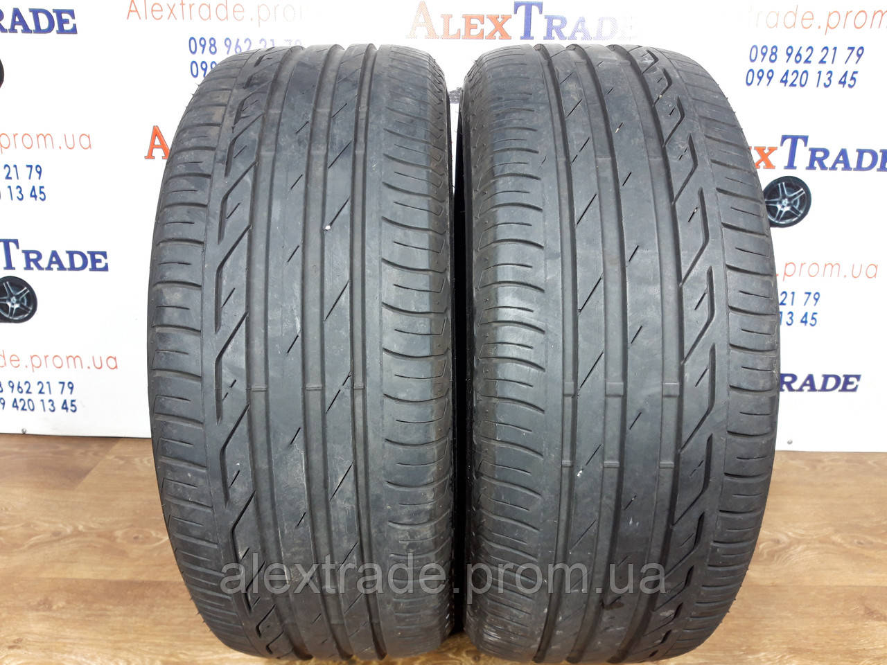 215 55 R16 Bridgetone Turanza T001 шини літні бу, фото 1