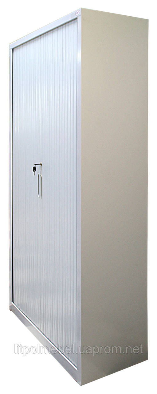 Металлический офисный шкаф с дверями типа жалюзи Sbm 208 - фото 2 - id-p1332462406
